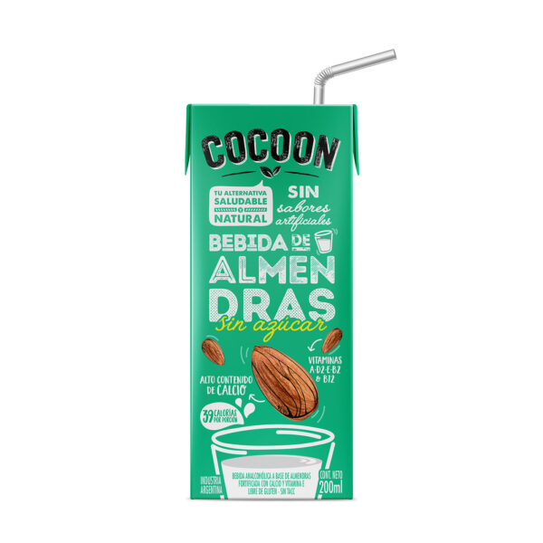 Cocoon Almendras sin azúcar - 200ml