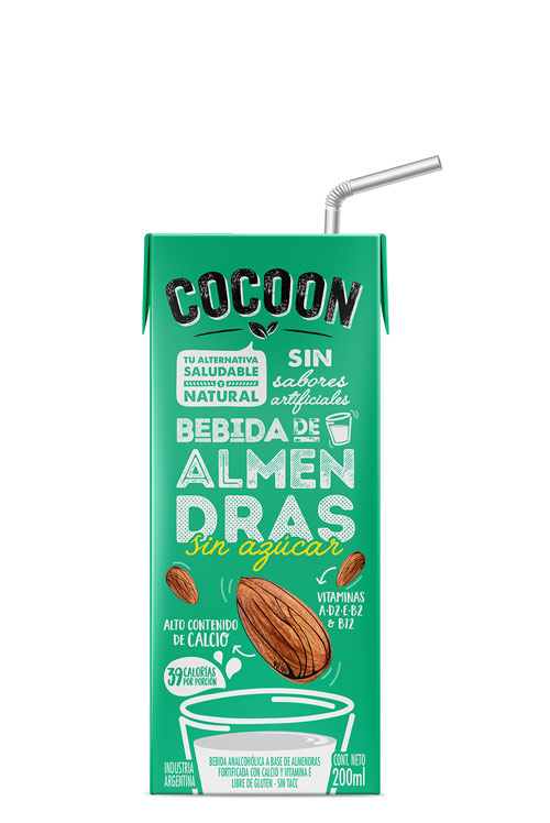 Cocoon Almendras sin azúcar - 200ml